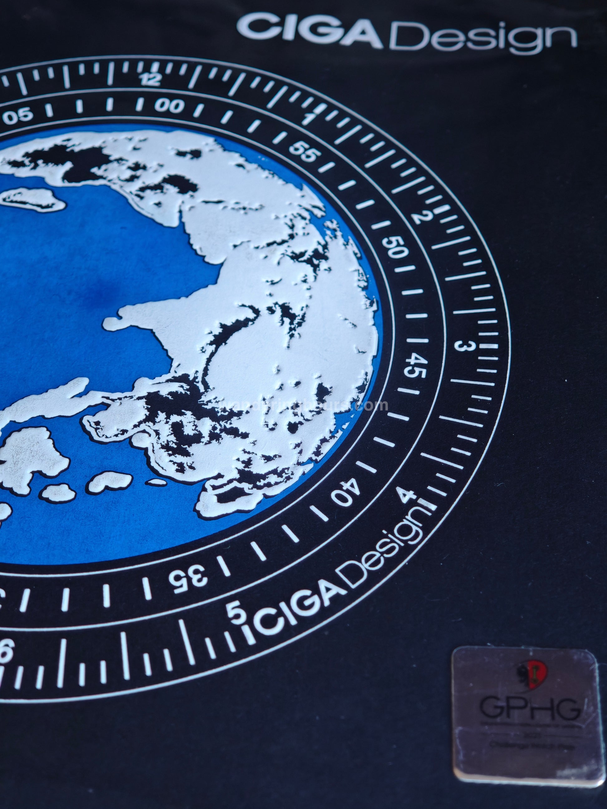 CIGA design Watch Blue Planet GPHG Award Steel version