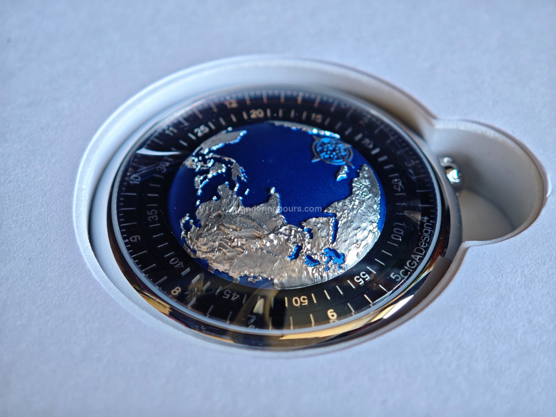 CIGA design Watch Blue Planet GPHG Award Steel version