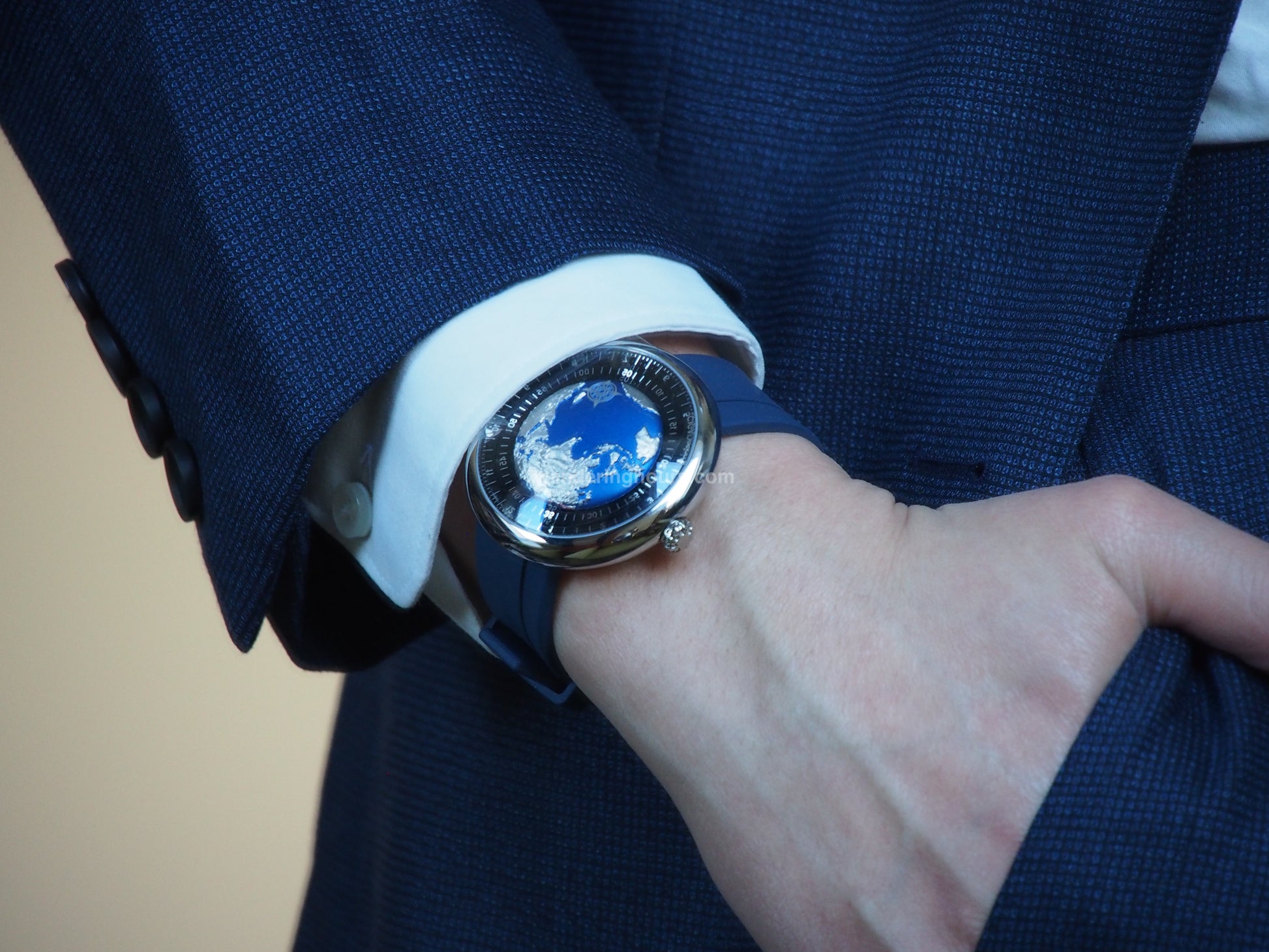 CIGA design Watch Blue Planet GPHG Award Steel version