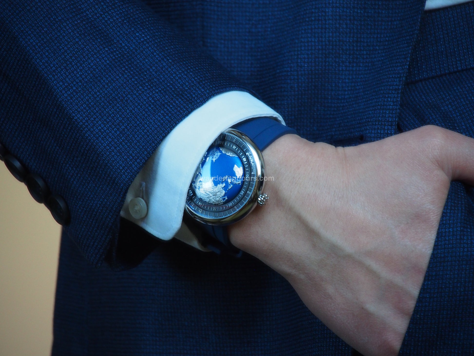 CIGA design Watch Blue Planet GPHG Award Steel version