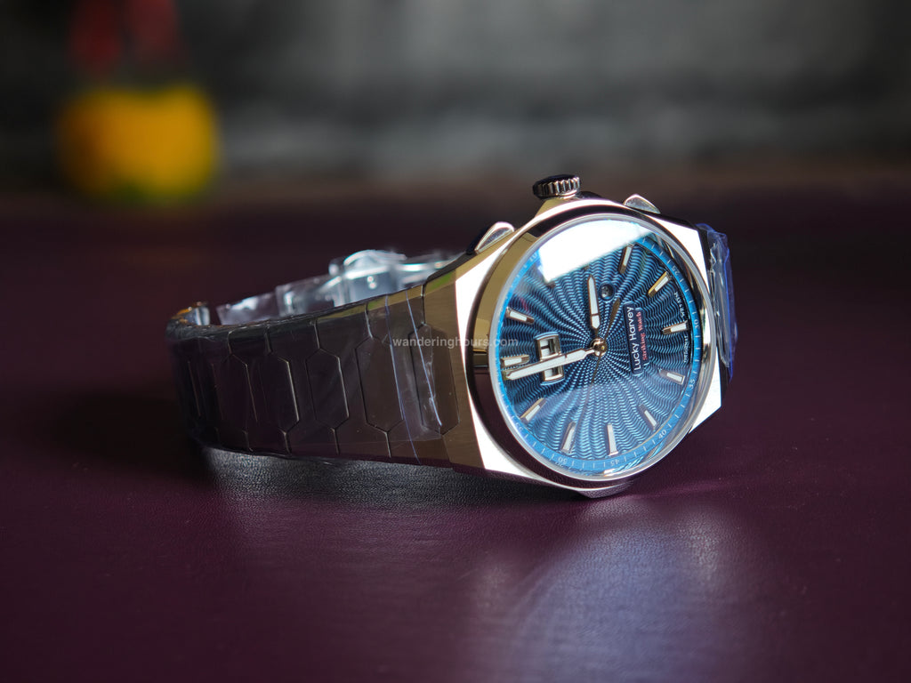 Lucky Harvey Sound Of Nature New Guilloché Dial Chiming Watch Ocean Blue