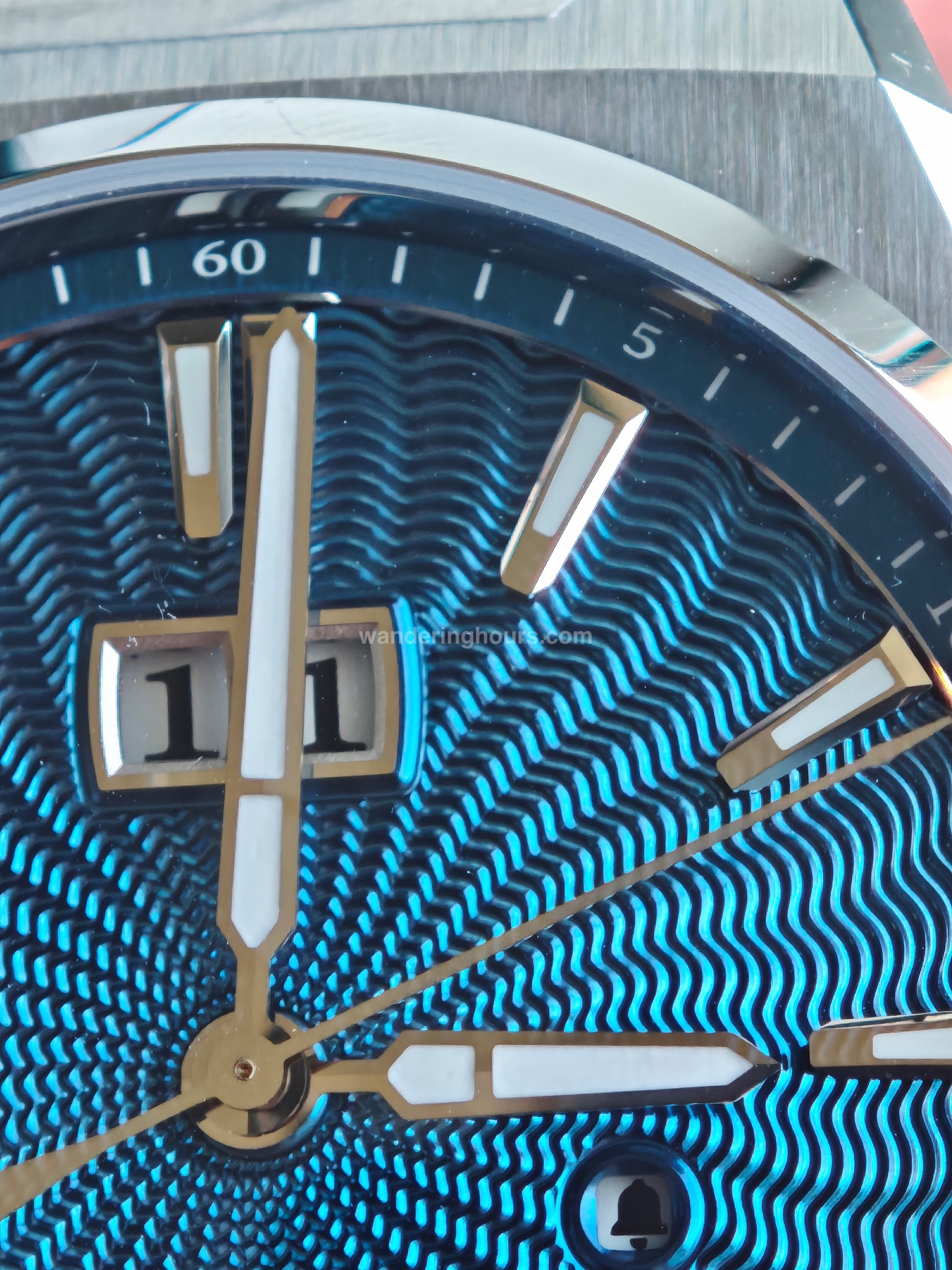 Lucky Harvey Sound Of Nature New Guilloché Dial Chiming Watch Ocean Blue