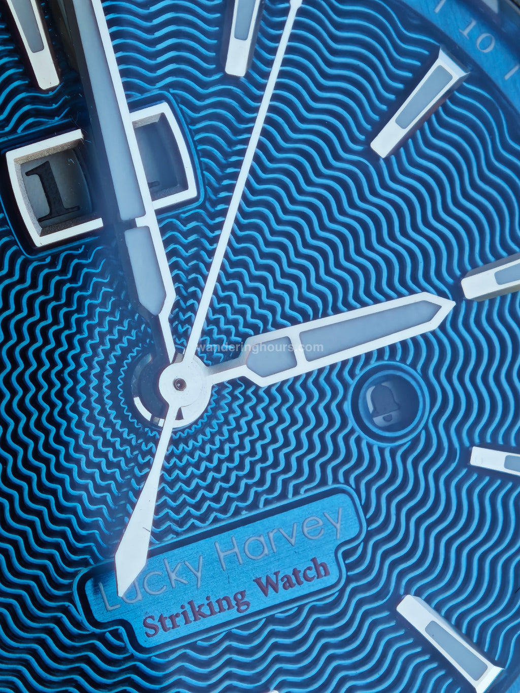 Lucky Harvey Sound Of Nature New Guilloché Dial Chiming Watch Ocean Blue
