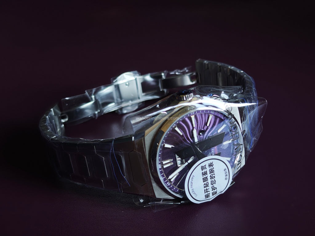 Lucky Harvey Sound Of Nature Guilloché Dial Chiming Watch Purple Dial