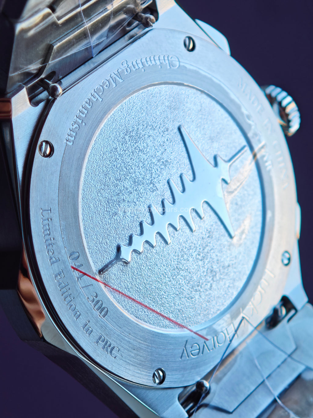 Lucky Harvey Sound Of Nature New Hammer Dial Chiming Watch Blue
