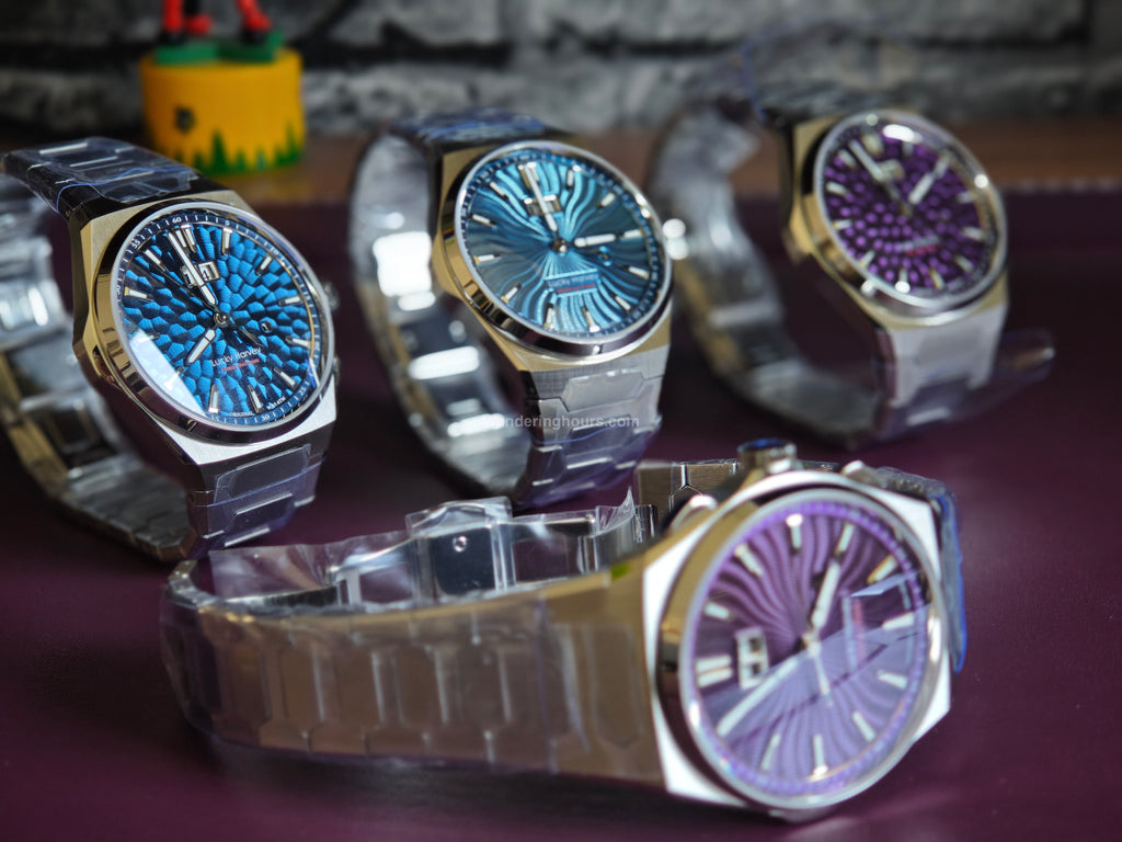 Lucky Harvey Sound Of Nature New Hammer Dial Chiming Watch Blue