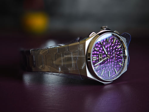 Lucky Harvey Sound Of Nature New Hammer Dial Chiming Watch Purple Dial
