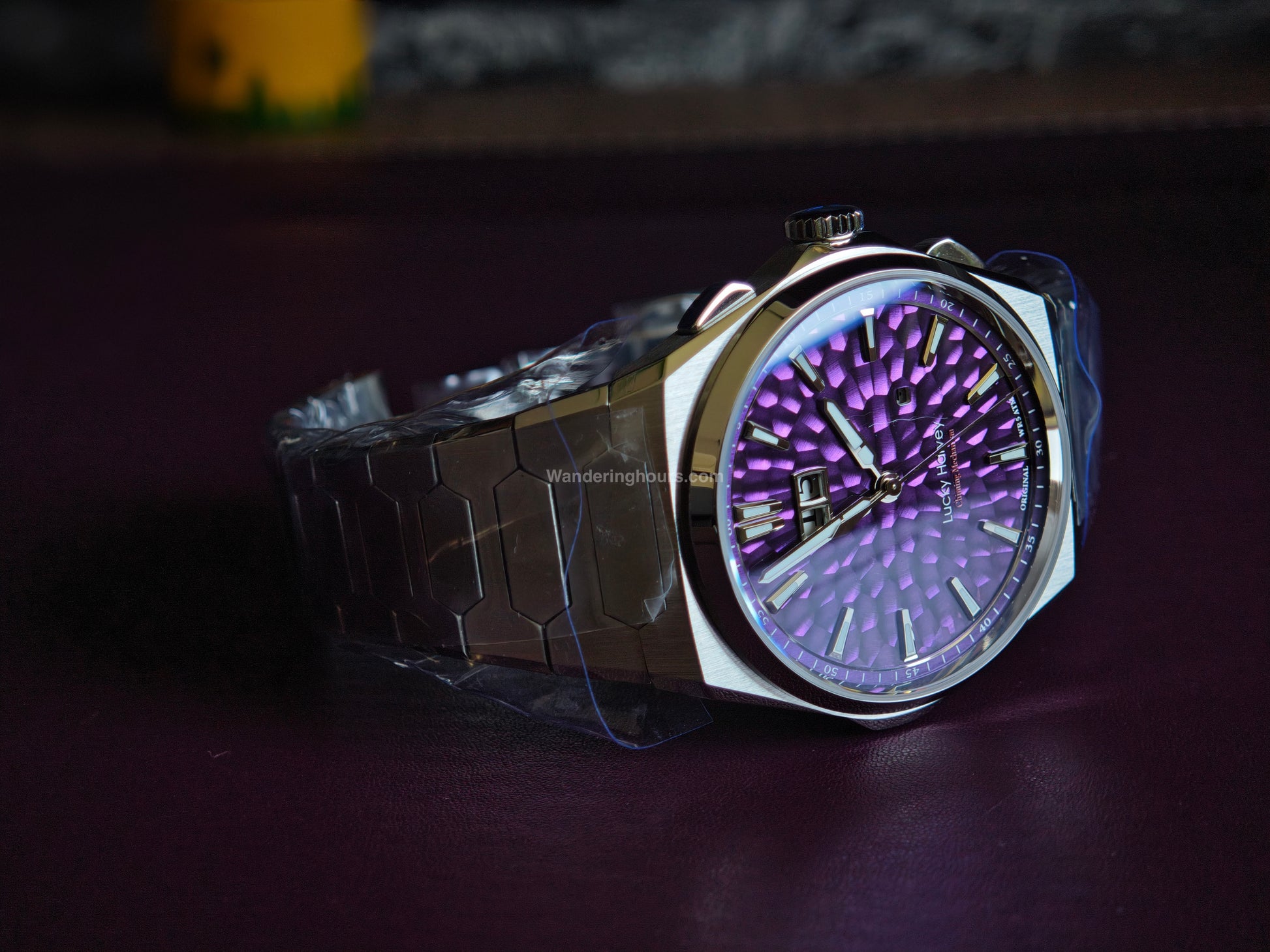 Lucky Harvey Sound Of Nature New Hammer Dial Chiming Watch Purple Dial