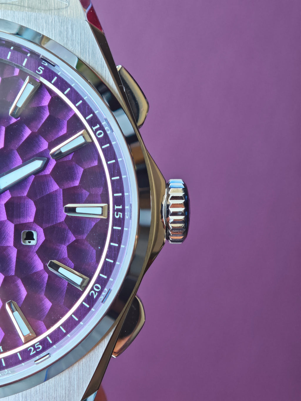 Lucky Harvey Sound Of Nature New Hammer Dial Chiming Watch Purple Dial