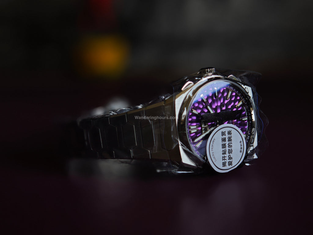 Lucky Harvey Sound Of Nature New Hammer Dial Chiming Watch Purple Dial