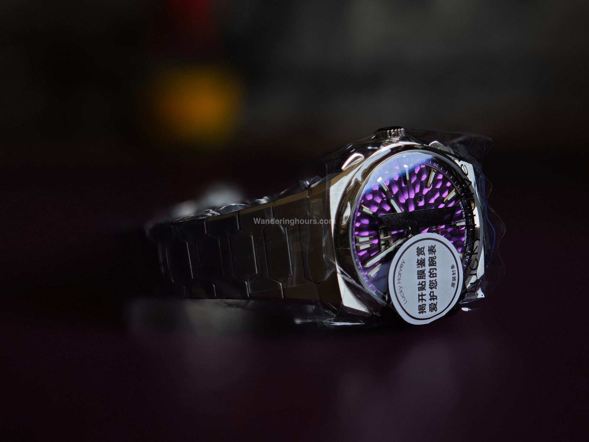Lucky Harvey Sound Of Nature New Hammer Dial Chiming Watch Purple Dial