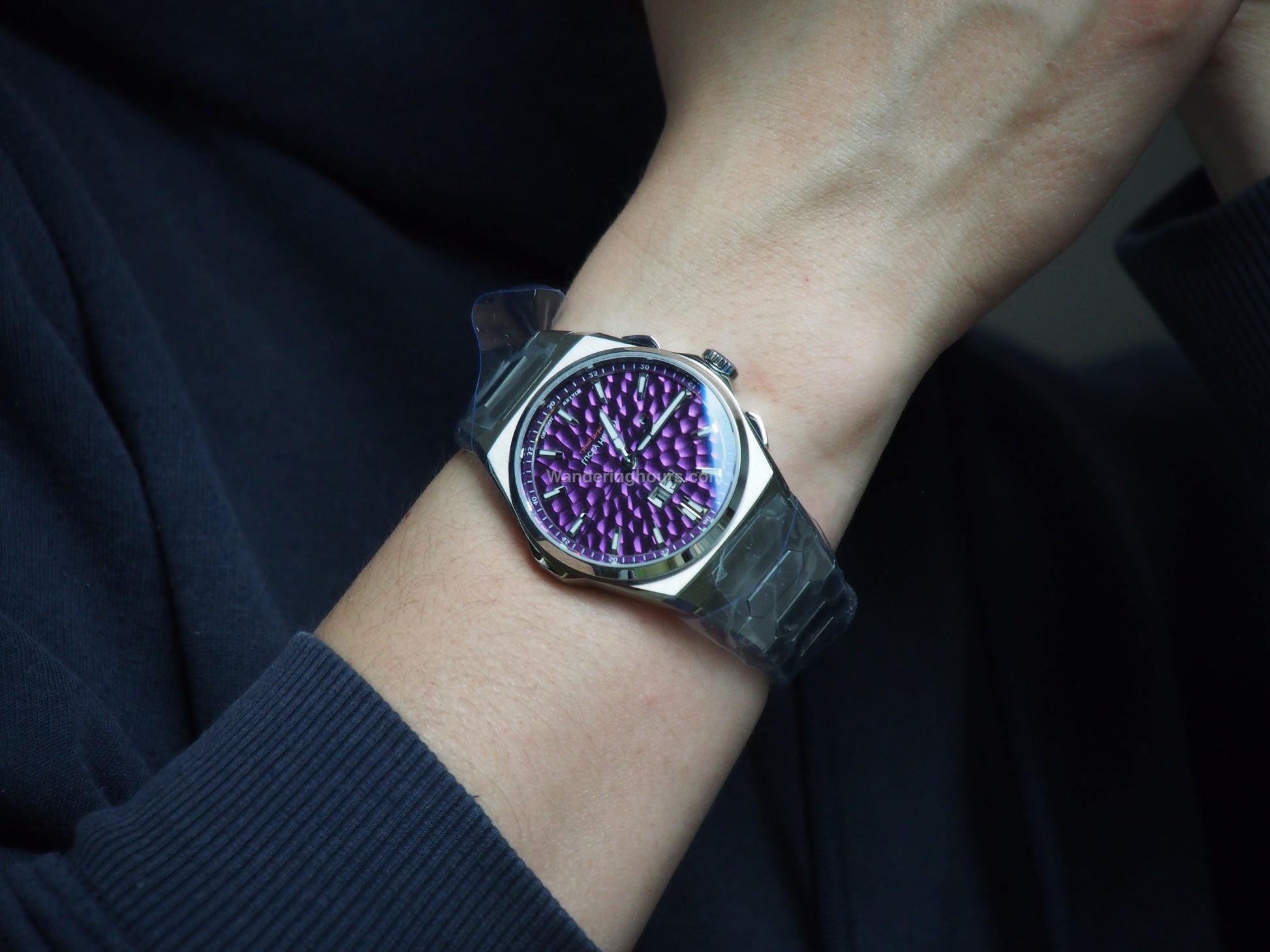 Lucky Harvey Sound Of Nature New Hammer Dial Chiming Watch Purple Dial