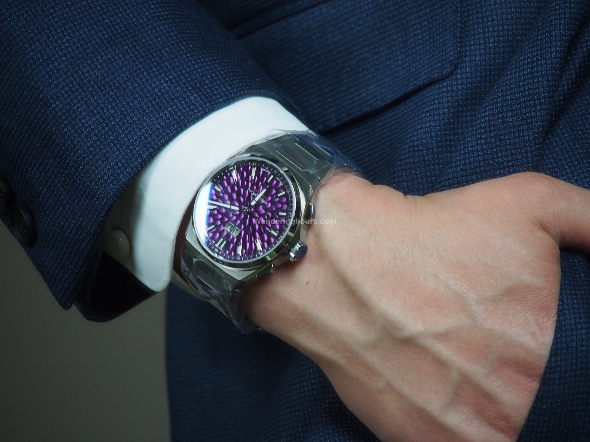Lucky Harvey Sound Of Nature New Hammer Dial Chiming Watch Purple Dial