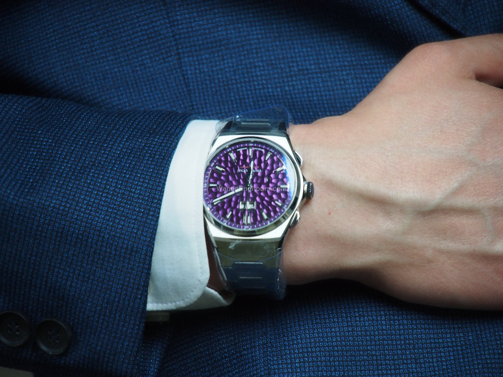 Lucky Harvey Sound Of Nature New Hammer Dial Chiming Watch Purple Dial