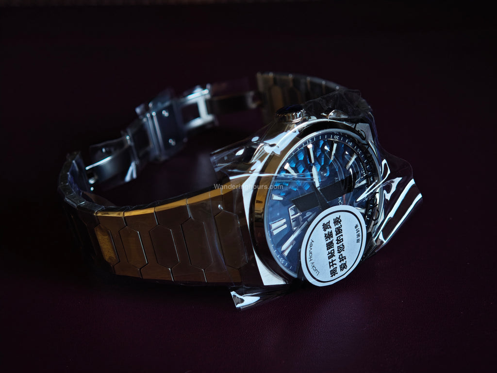 Lucky Harvey Sound Of Nature New Hammer Dial Chiming Watch Blue