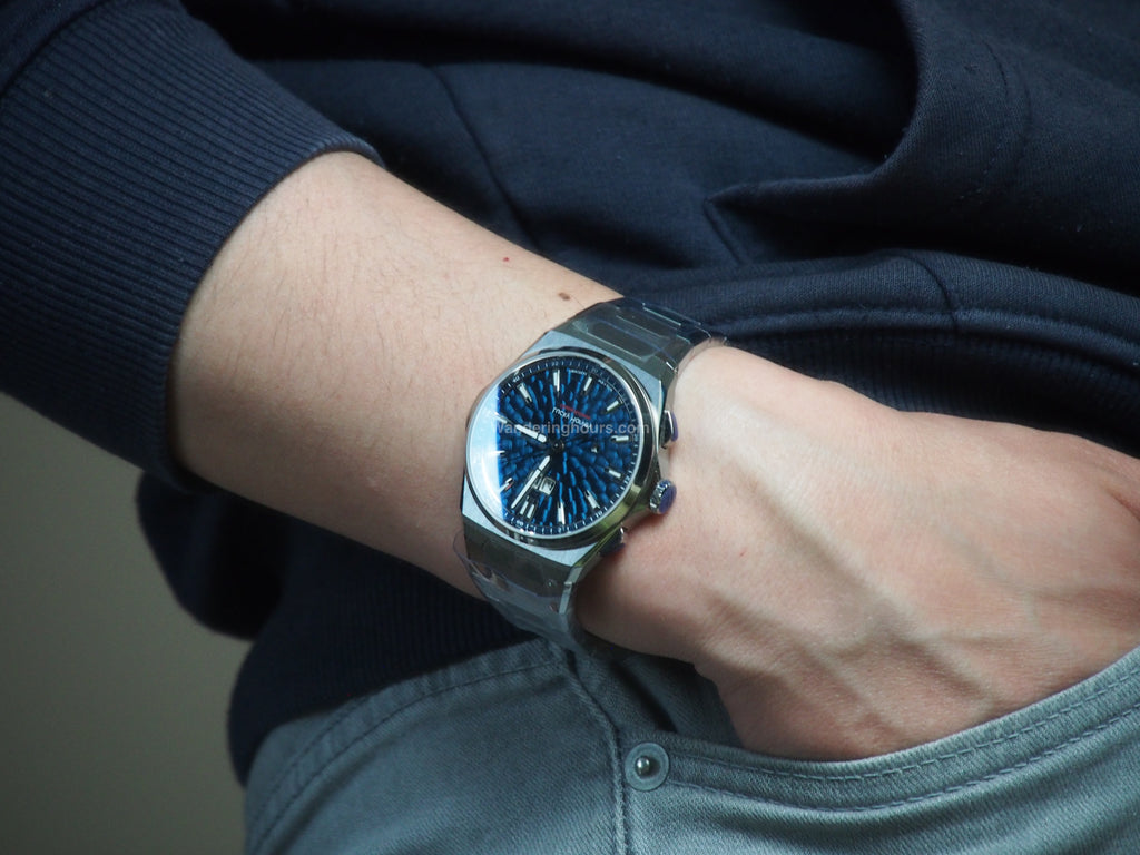 Lucky Harvey Sound Of Nature New Hammer Dial Chiming Watch Blue