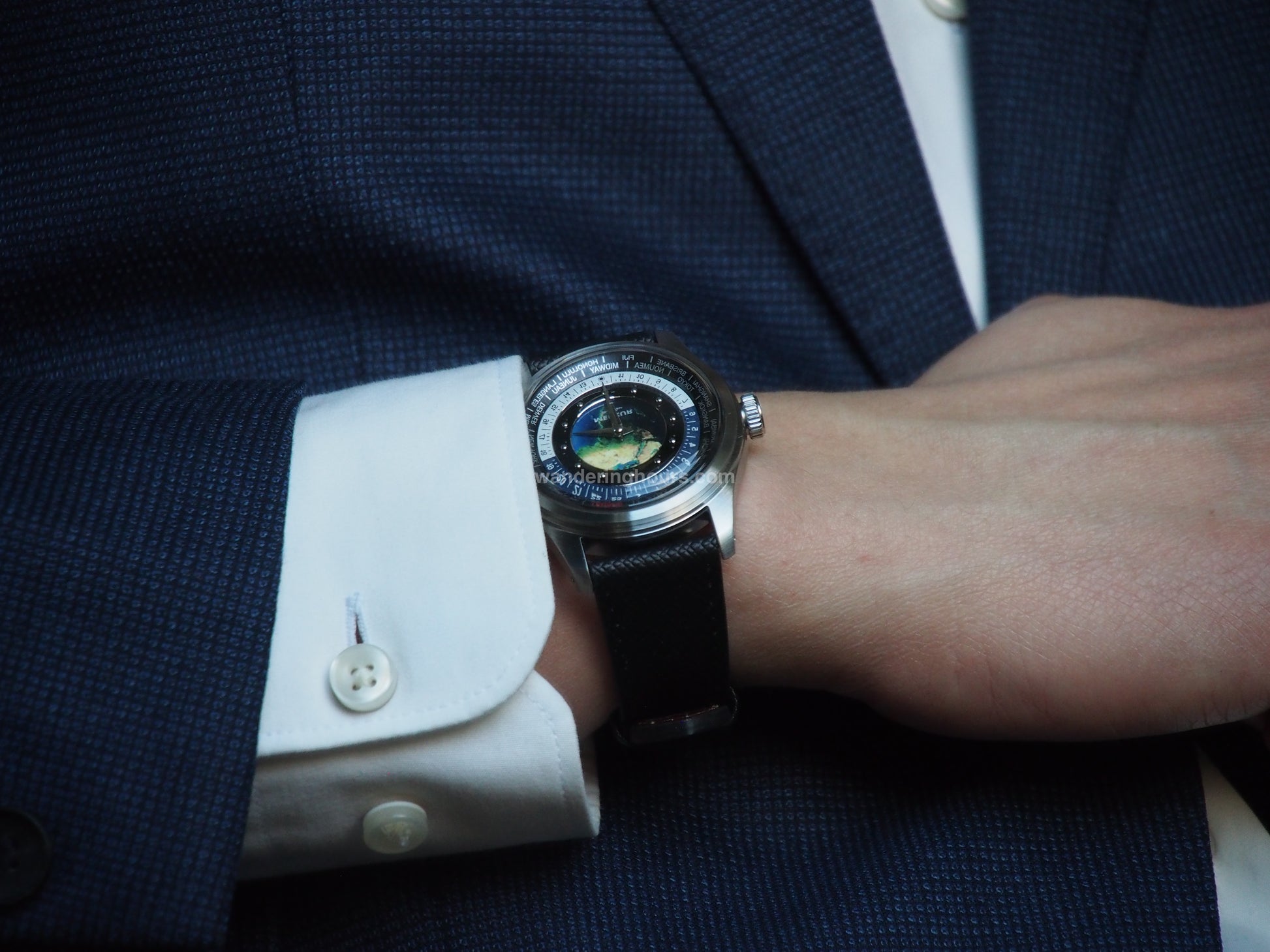 Merkur Universal Time Watch World Time complication