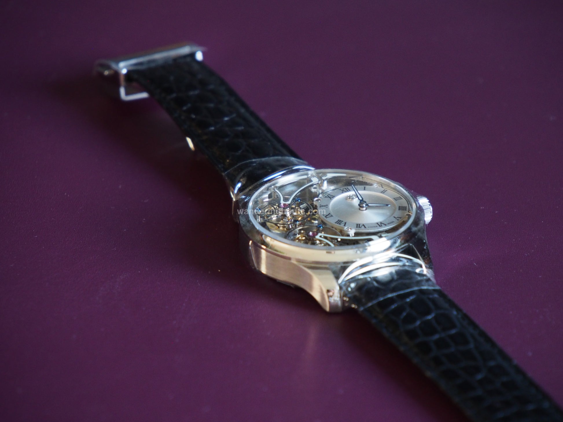 Oriental Cherry Double tourbillon Sakura white dial