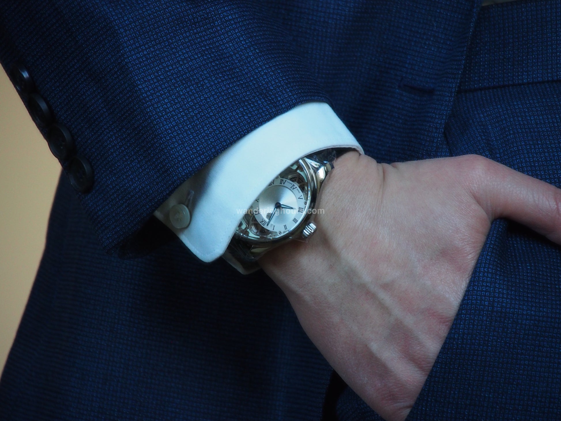 Oriental Cherry Double tourbillon Sakura white dial