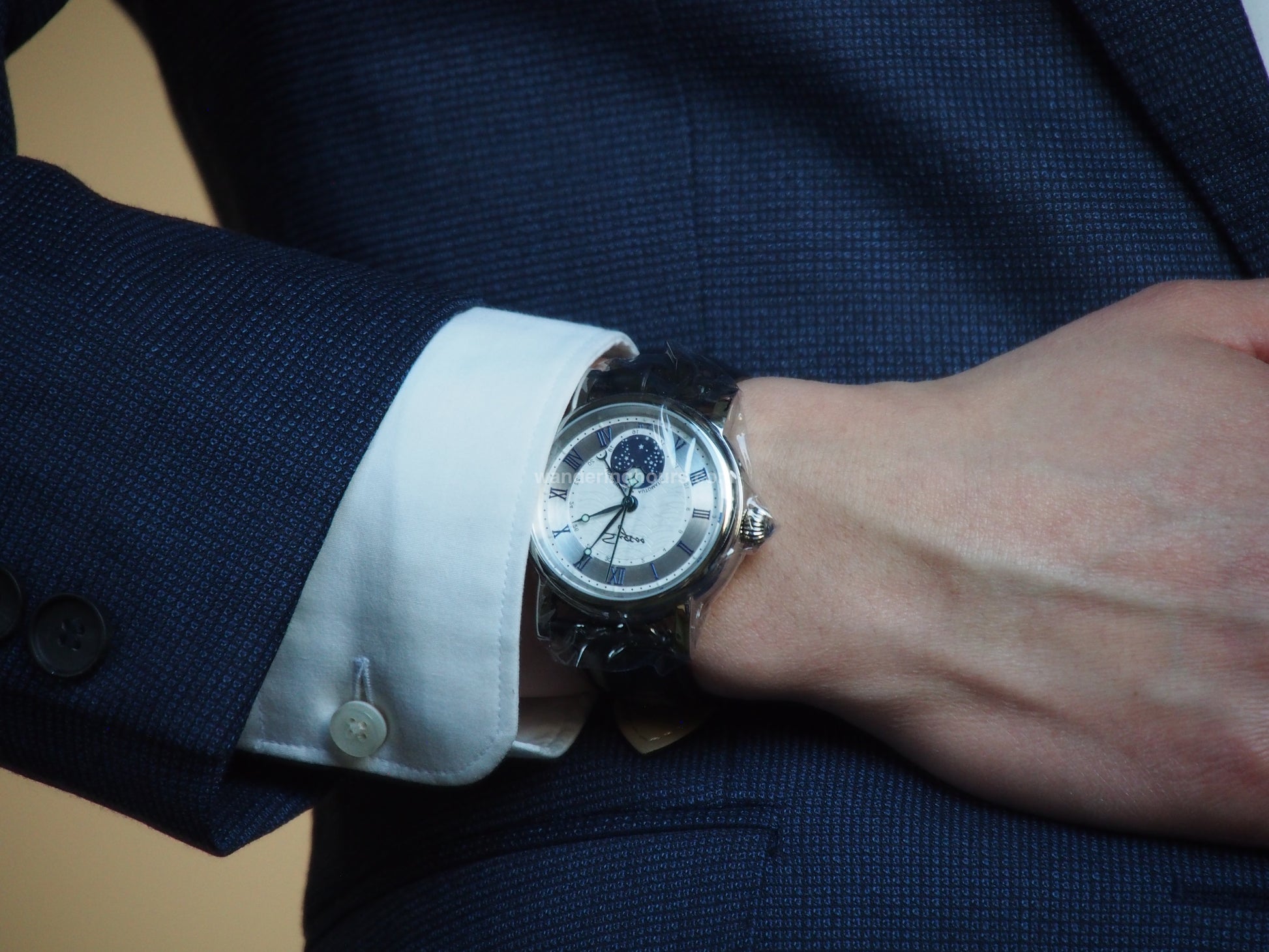 Sugess MoonPhase Master Automatic Wave Dial