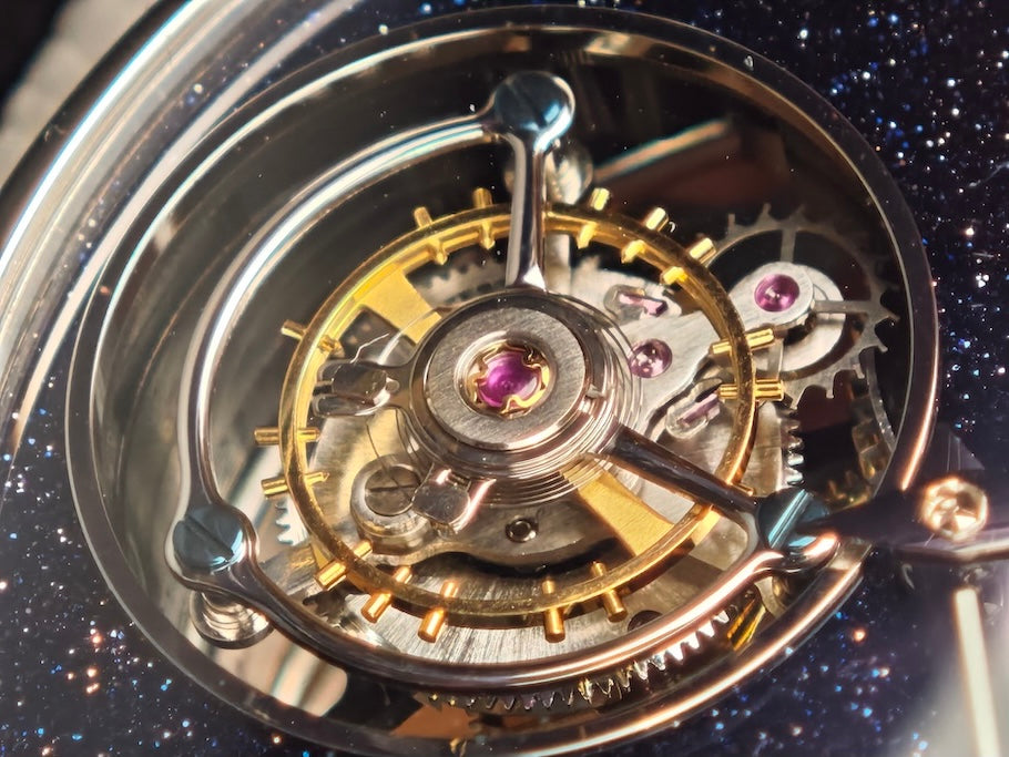 Merkur Tourbillon Natural Stone Dial