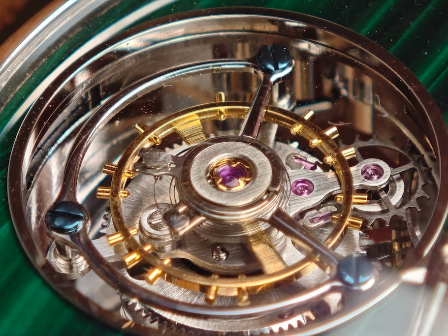 Merkur Tourbillon Natural Stone Dial