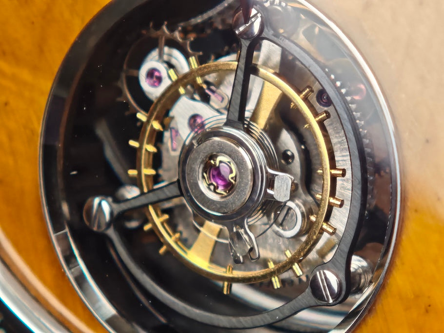 Merkur Tourbillon Natural Stone Dial