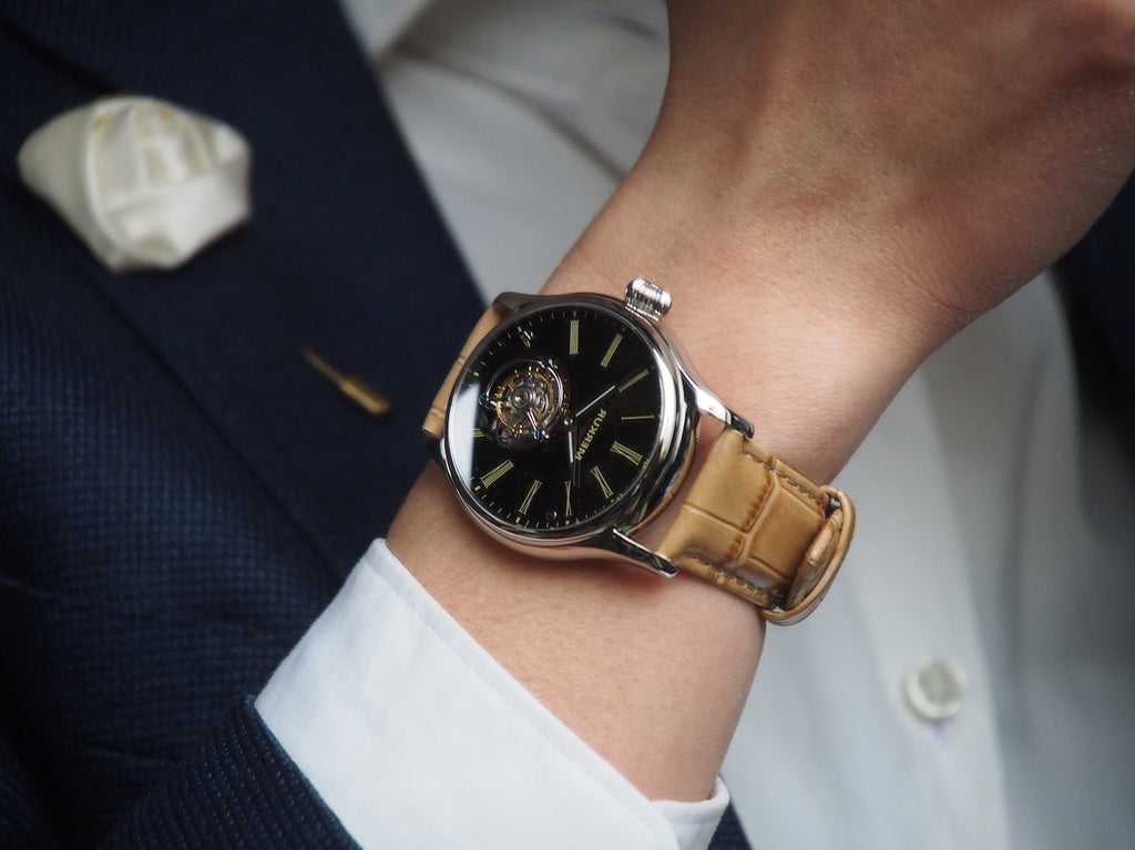Merkur Tourbillon Glass Transparent Dial