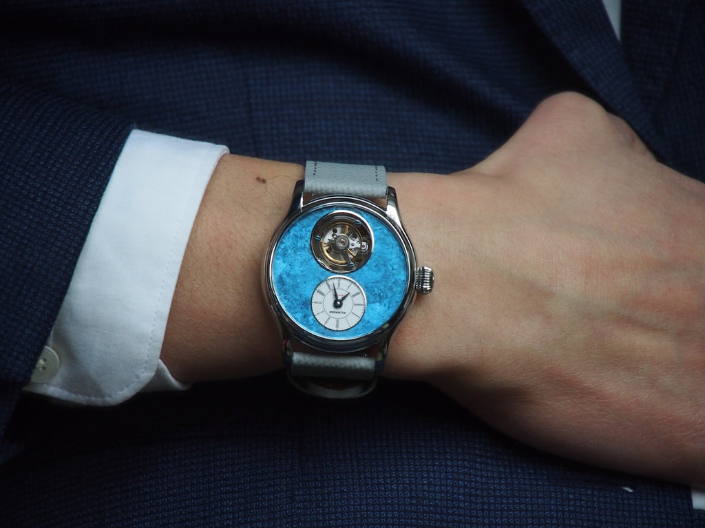 Merkur Tourbillon Ice Flower Dial