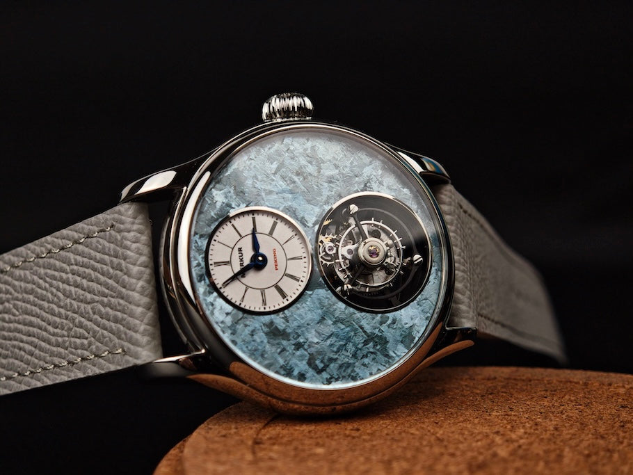 Merkur Tourbillon Ice Flower Dial