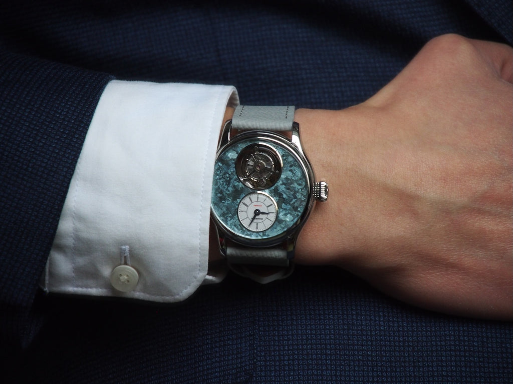 Merkur Tourbillon Ice Flower Dial