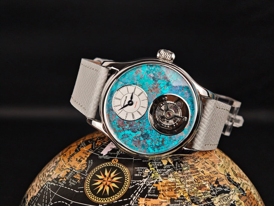 Merkur Tourbillon Ice Flower Dial