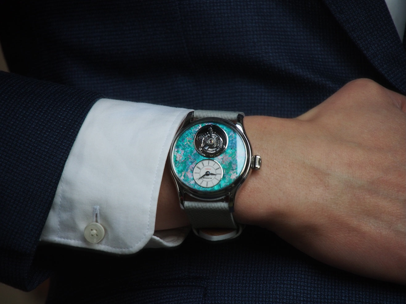 Merkur Tourbillon Ice Flower Dial