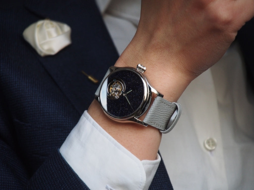 Merkur Tourbillon Natural Stone Dial