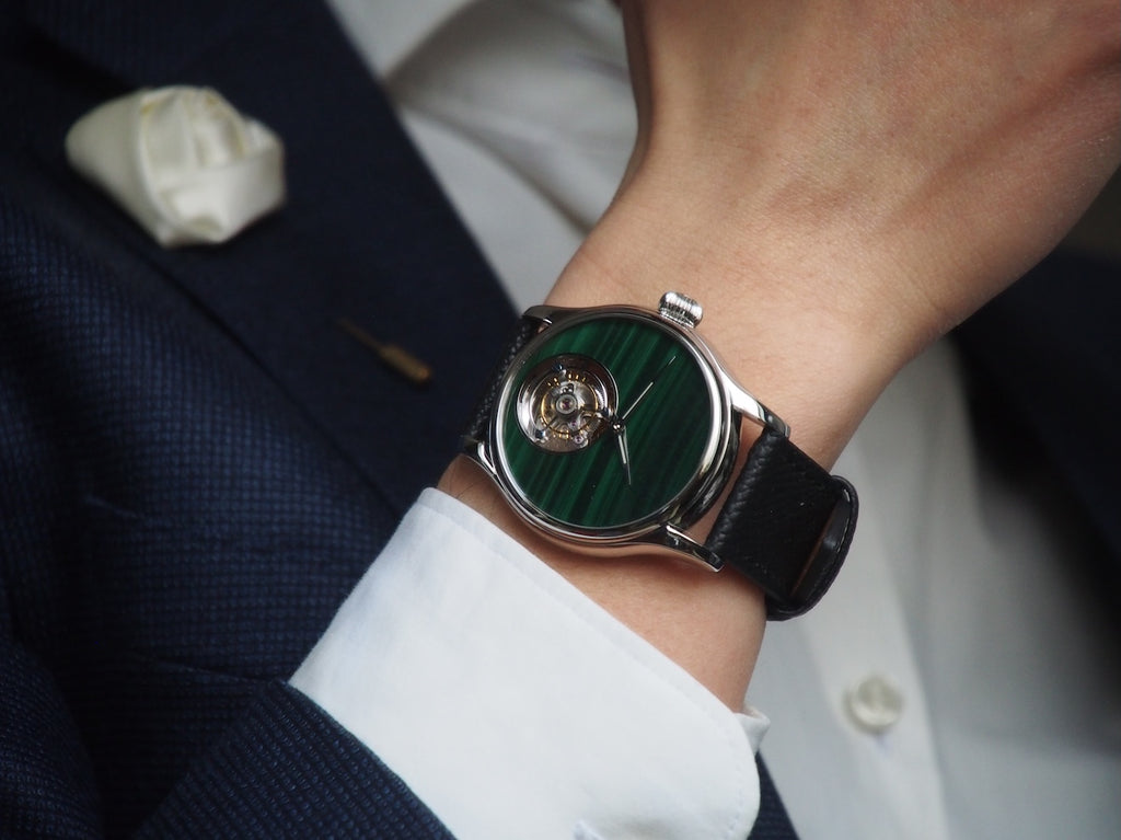 Merkur Tourbillon Natural Stone Dial