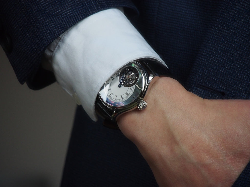 Merkur Tourbillon Pearl Dial