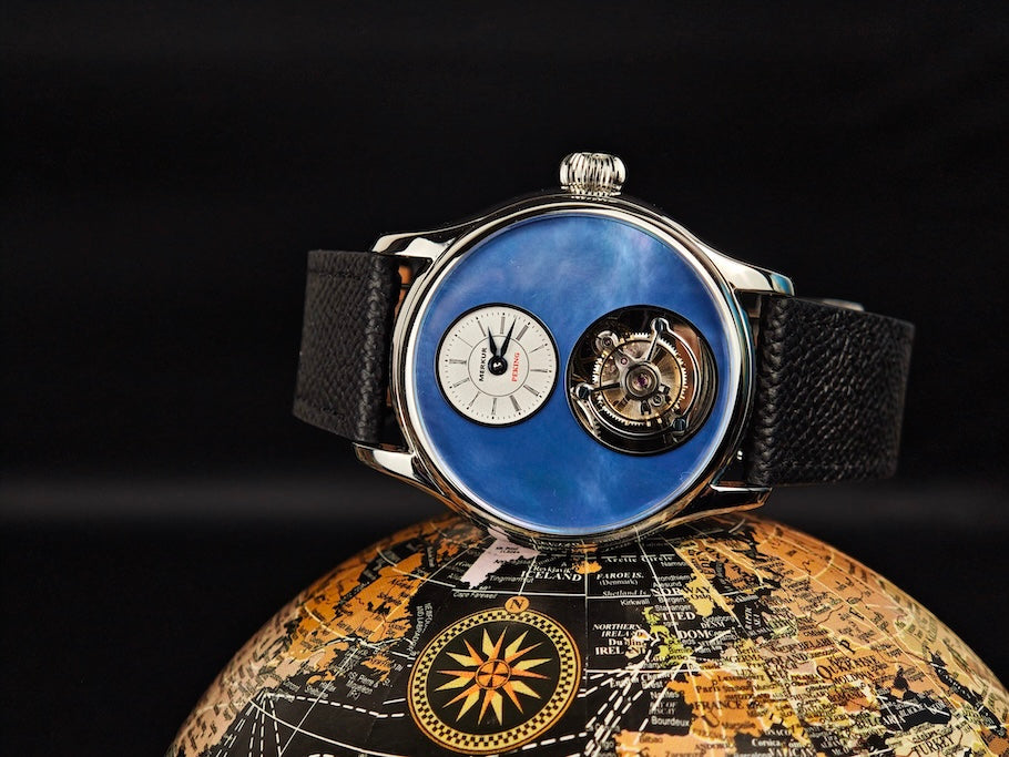 Merkur Tourbillon Mother of Pearl Dial