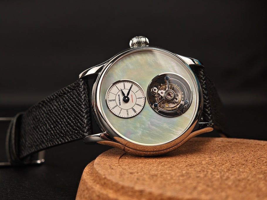 Merkur Tourbillon Mother of Pearl Dial