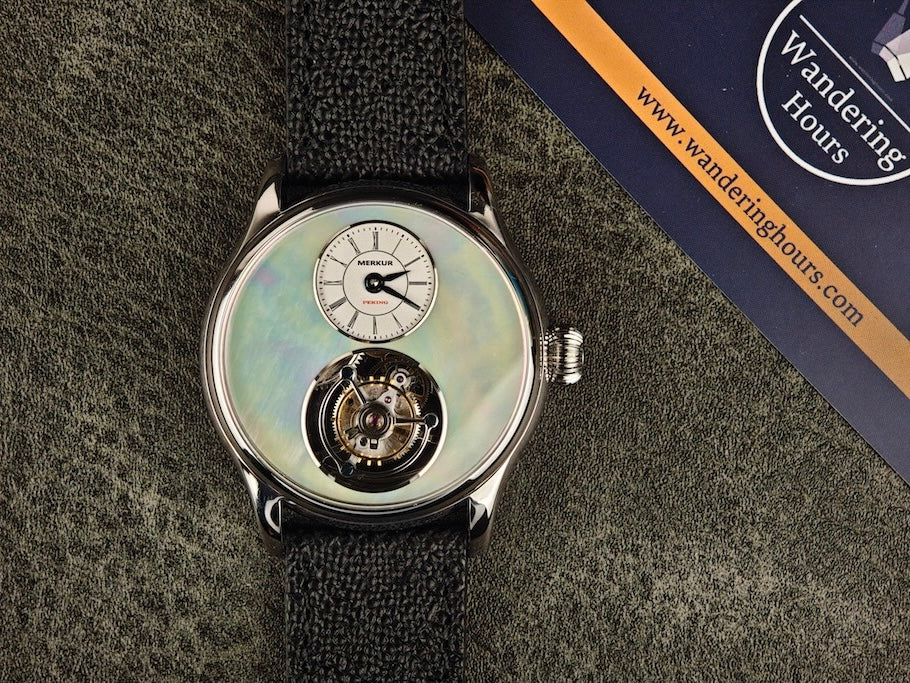 Merkur Tourbillon Mother of Pearl Dial