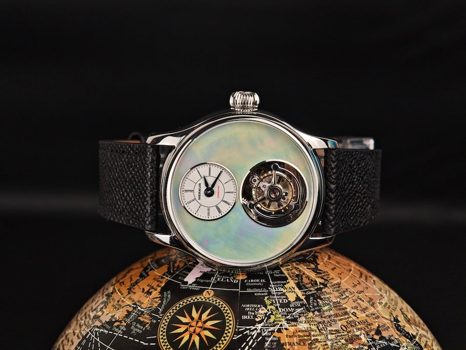 Merkur Tourbillon Mother of Pearl Dial