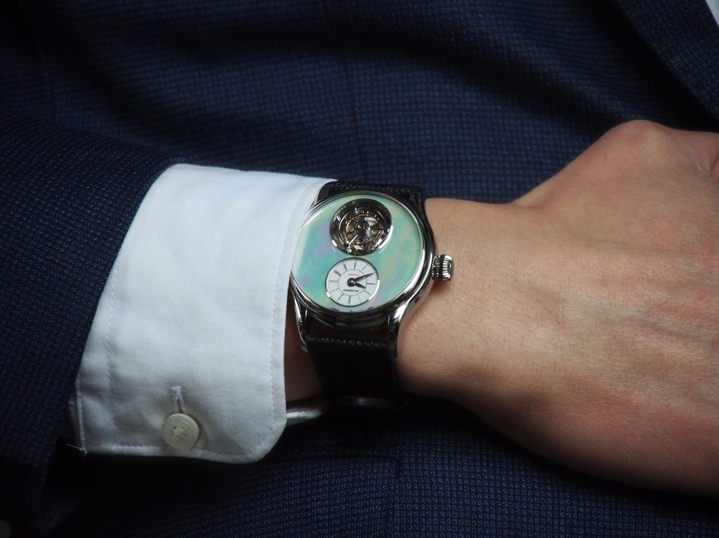Merkur Tourbillon Mother of Pearl Dial