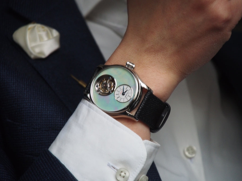 Merkur Tourbillon Mother of Pearl Dial