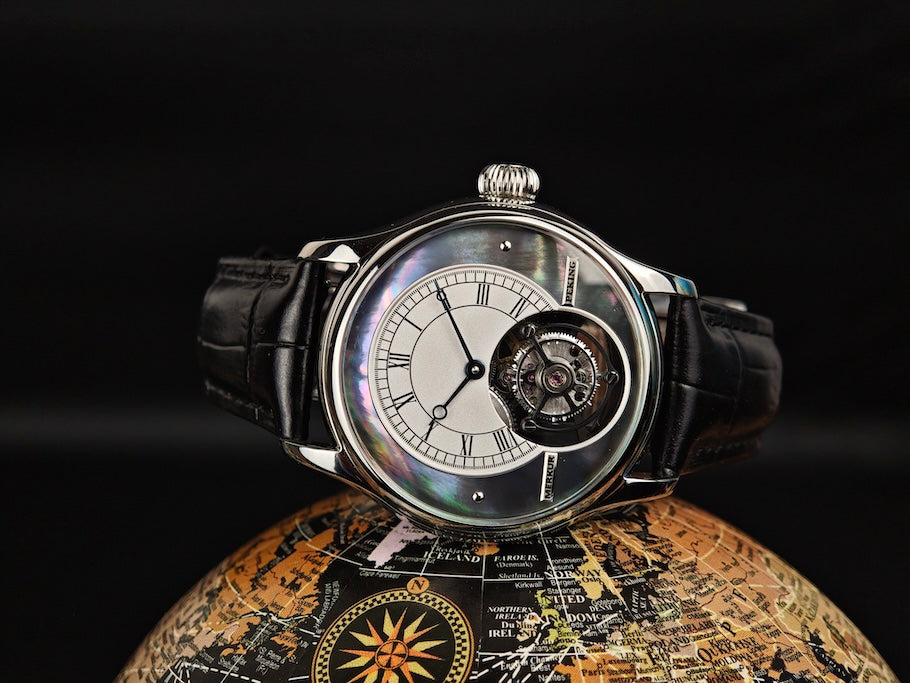Merkur Tourbillon Pearl Dial