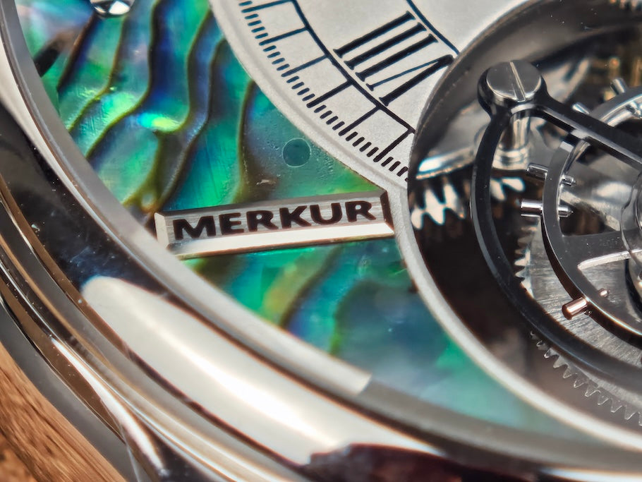 Merkur Tourbillon Pearl Dial