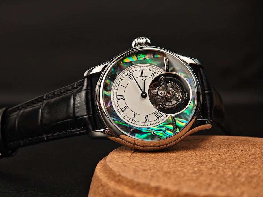 Merkur Tourbillon Pearl Dial