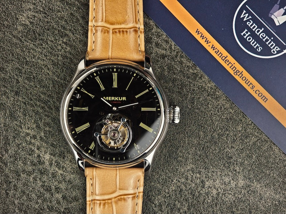 Merkur Tourbillon Glass Transparent Dial