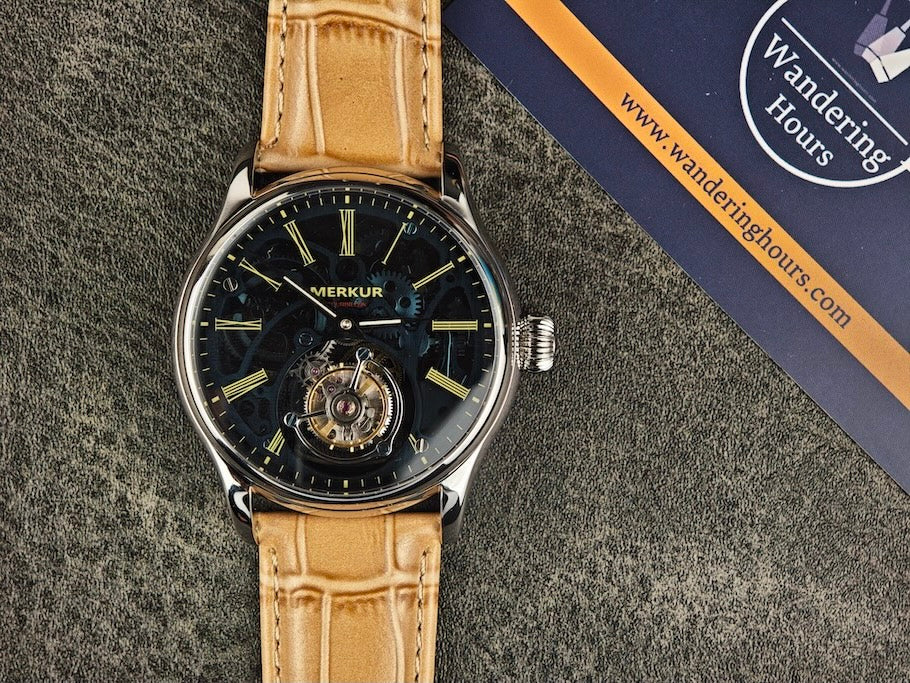 Merkur Tourbillon Glass Transparent Dial