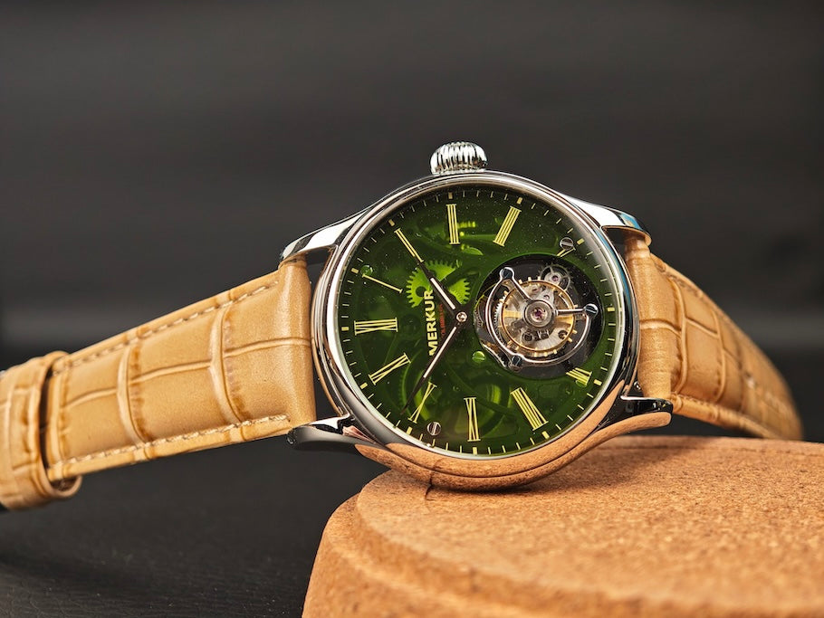 Merkur Tourbillon Glass Transparent Dial