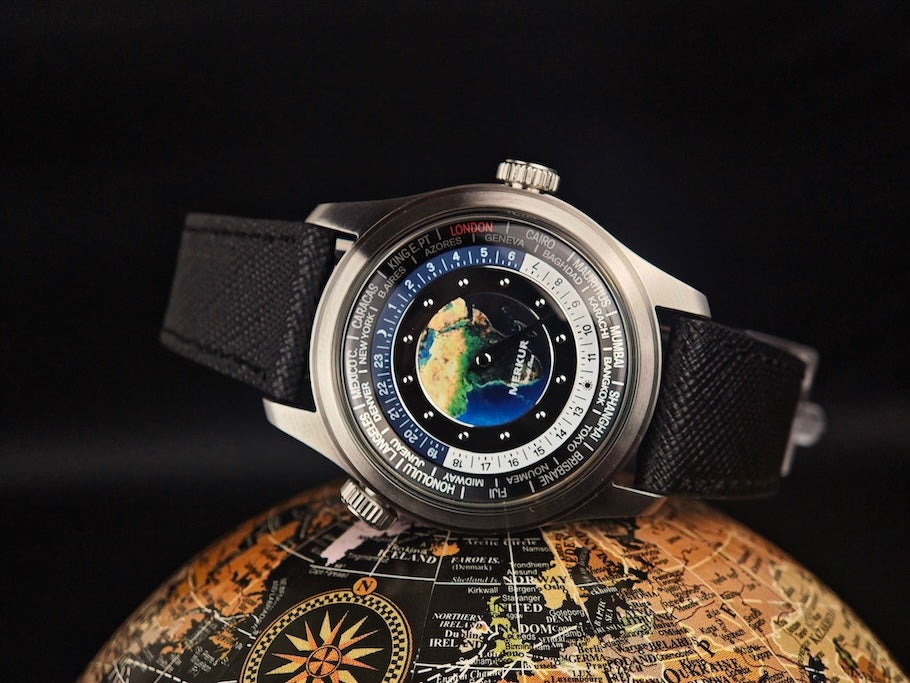Merkur Universal Time Watch World Time complication