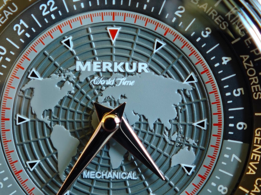 Merkur Universal Time Watch World Time complication